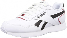 Reebok Royal Glide, Zapatillas de Deporte Hombre, Cloud White / Core Black / Vector Red, 41 EU