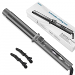 Faszin Rizador de Pelo Automático, Rizador pelo profesional de 32 mm- Calentamiento Rápido, Revestimiento de Nanoesmalte Cerámica, Protección y Brillo, 5 Niveles de Temperatura Ajustable 140-220°C