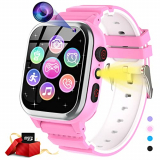 JUBUNRER Reloj Inteligente 26 Juegos Teléfono Podómetro Calorías SOS , Cámara HD Despertador Digital Música -Grabación de Video Smartwatch Regalo para Niño Cumpleaños