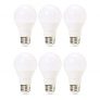 Amazon Basics Professional – Bombilla de tipo Edison LED, casquillo E27, equivalente a 60 W, blanco cálido, regulable – juego de 6