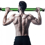 Barra Ajustable Para Entrenar los Brazos y los Abdominales, Barra Para Puertas Sin Tornillos, Barra para Estirar la Barbilla para el Marco de la Puerta, Barra de Acero Robusta para Puertas de85-130cm