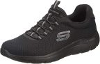 Skechers Summits, Zapatillas Hombre, Black Mesh/Trim, 44 EU