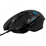 Logitech G502 HERO Ratón Gaming con Cable Alto Rendimiento, Captor HERO 25K, 25,600 DPI, RGB, Peso Personalizable, 11 Botones Programables, Memoria Integrada, PC/Mac – Negro