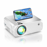 Mini Proyector WiFi, Proyector 6500LM Nativo de 720p, Proyector Portátil para Exteriores Adecuado para Cine en Casa, Compatible con Videojuegos, HDMI, Reproductor de DVD, Computadora Portátil, iPhone