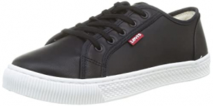 Levi’s Malibu Beach S, Sneakers Mujer, Regular Black, 38 EU