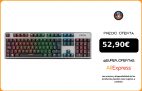 KROM KERNEL  Teclado Gaming  Mecánico numérico, iluminacion LED RGB, 9 Efectos iluminacion, silencioso, Layout Español|Teclados|