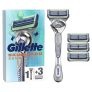 Gillette SkinGuard Maquinilla de Afeitar Hombre, Pieles Sensibles + 4 Cuchillas de Recambio