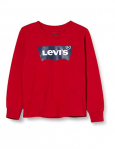 Levi’s Kids Lvb L/S Batwing Tee Camiseta de manga larga Levis Red para Niños