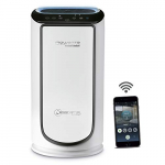 Rowenta Intense Pure Air Connect XL PU6080 – Purificador de Aire, 4 niveles de filtración hasta 140 m² con sensor de nivel de contaminación y gas de ajuste automático conectable mediante app