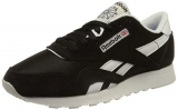 Reebok Nylon Cl – Zapatillas, Hombre, Negro (Black/Black/White F26), 42 EU