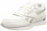 Reebok Royal Glide Ripple Clip, Zapatillas de Deporte, Cloud White/Pure Grey 2 / Silver Metallic, 29 EU