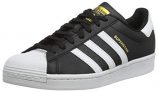 adidas Superstar Vegan, Sneaker Hombre, Core Black/Footwear White/Gold Metallic, 42 EU