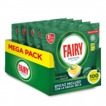 Fairy Original All in One, Pastillas Lavavajillas, 100 Cápsulas (5 x 20), Efectivas Incluso con la Grasa Seca