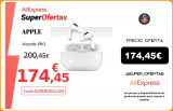 Apple Airpods PRO, auriculares bluetooth inalámbrico, original, cancelación de ruido, resistencia al agua, tres tamaños, siri|Auriculares y audífonos|