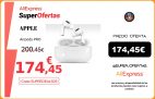 Apple Airpods PRO, auriculares bluetooth inalámbrico, original, cancelación de ruido, resistencia al agua, tres tamaños, siri|Auriculares y audífonos|
