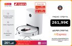 ROIDMI Robot aspirador EVE Plus, aspiradora para barrer, fregar y recoger el polvo, compatible con Alexa Mi, Control de la aplicación en casa, Hogar Inteligente|Aspiradoras|