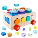 icyant Juguete de Madera Montessori para Niños Pequeños Juguetes Educativos para 2 3 4 5 Años Clasificar Colores Juguetes de Madera Preescolar Aprendiendo Habilidades Motoras Finas