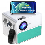Proyector WiFi Bluetooth, TOWOND Full HD 1080P Proyector de Cine en casa, 7000 lúmenes y Pantalla de 300 Pulgadas, Compatible con HDMI,USB,Laptop