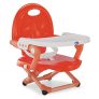 Chicco Pocket Snack Alzador de Silla para Niños para Comer, Apto de 6 Meses hasta 3 Años (15 kg), Trona de Viaje Portátil y Ajustable para Bebés, Compacta y con Bandeja Desmontable – Rojo (Poppy Red)