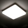 Lámpara de Techo Moderna,Tomshine 24W Plafon LED de Techo 4000k Luz Blanca Natural, IP65 Impermeable, 2000lm Ultra Delgado Luz de Techo Para Baño Cocina Sala de Estar Dormitorio Pasillo Habitacion