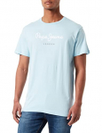Pepe Jeans Eggo N Camiseta, Blue 516 Dazed, S para Hombre