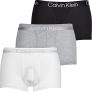 Calvin Klein Trunk 3Pk Bóxers, White/Black/Grey Heather, M (Pack de 3) para Hombre