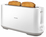 Philips Daily HD2590/00 -Tostador 950w, Ranura Larga, 8 Funciones, Color Blanco