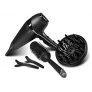 ghd air kit – Secador de pelo profesional con tecnología iónica, difusor, cepillo cerámico y 2 clips ghd, color negro