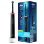 Oral-B PRO 3 Cepillo de Dientes Eléctrico con Mango Recargable, Tecnología Braun, 1 Cabezal de Recambio y Sensor de Presión Visible, 3000 – Negro