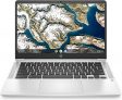 HP Chromebook 14a-na0006ns – Ordenador portátil de 14″ FullHD (Celeron N4020, 4GB de RAM, 64GB Emmc, Gráficos Intel UHD, sistema operativo Chrome OS ) Plata – teclado QWERTY Español