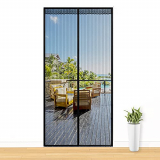 HBselect Mosquitera Puerta Magnetica Cortina Mosquitera Para Puertas Cierre Magnético Automático Mosquitera Para Evitar El Paso De Mosquito Insectos (100x220CM)