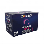 Control Senso Preservativos – Caja de condones muy finos para mayor sensibilidad, 144 unidades (pack grande ahorro) – Gama placer natural, lubricados, perfecta adaptabilidad