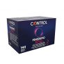 Control Senso Preservativos – Caja de condones muy finos para mayor sensibilidad, 144 unidades (pack grande ahorro) – Gama placer natural, lubricados, perfecta adaptabilidad