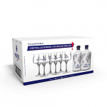 Ginebra Premium nacional Nordés Atlantic Galician Gin – Pack de 2 botellas de 70 cl + 6 Copas Nordés de regalo