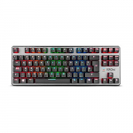Krom Teclado Gaming Kernel TKL -NXKROMKRNLTKL – Teclado Mecanico, sin Teclado numerico, iluminacion LED RGB, silencioso, Layout Español