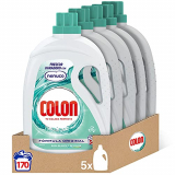 Colon Nenuco – Detergente para lavadora, adecuado para ropa blanca y de color, formato gel – Megapack de 5, hasta 170 dosis