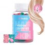 Ltanis Viteddy Hair Gummy Vitaminas Biotina y vitamina D masticables vegetarianas para el crecimiento del cabello, uñas y piel