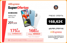 Samsung Galaxy A32, 4GB+128GB , 6.5″ Super AMOLED, 4 cámaras 64MP, selfie 13MP, 5000mAh, carga rápida 15W, Octa Core, Smartphone|Teléfonos móviles|