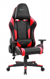 Newskill Kitsune – Silla gaming profesional (Inclinación y altura regulable, reposabrazos 2D ajustables, base en nylon, reclinable 180º), Color rojo, piél sintética