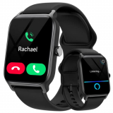 Reloj Inteligente Hombre Mujer con Voz de Alexa y Llamadas, 1.8″ Smartwatch con Oxímetro/Pulsómetro/Monitor Sueño/Podómetro, 100 Modos Deportivos, Impermeable IP68 Regalo Mujer Hombre para Android iOS