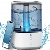 Humidificador Bebes, ZOESURE 4L Top Fill Smart Humidifier Work with Alexa Voice Control, Humificador de Aromas con Control de APP, Súper Silenciosos, Modo de Reposo, 28dB Humidificador Silencioso