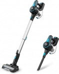 INSE N5S Aspiradora Escoba sin Cable 20KPa/45Mins, Aspirador Potente 6 en 1 con depósito de Polvo Grande de 1,2 l,Cepillo para Suelos con LED, alfombras, Pelo de Mascotas, Autos y más