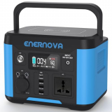 ENERNOVA Estación de Energía Portátil 300W, 288Wh 20 Ah, con inversor DC/CA, Generador Solar Para Energía de Emergencia, Camping, Autocaravana, Cortes De Energía