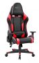 Newskill Kitsune – Silla gaming profesional (Inclinación y altura regulable, reposabrazos 2D ajustables, base en nylon, reclinable 180º), Color rojo, piél sintética