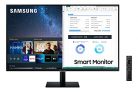 Samsung LS32AM502NRXEN – Monitor Smart de 32» FullHD, 1920×1080, Smart TV Apps, TV Plus, Altavoces, WiFi, Bluetooth, VA, diseño sin Marcos, Negro