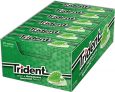Trident Fresh Stick Clorofila – Chicles sin Azúcar con Sabor a Hierbabuena – Paquete de 24 Envases de 13,5 g