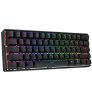 KEMOVE Shadow 60% Teclado Gaming mecánico Bluetooth 5.1 Inalámbrico/Type-C 61 Teclas Teclado de Juegos RGB Hot-Swap Teclas PBT 3000mAh Batería NKRO (Gateron – Interruptor Rojo)