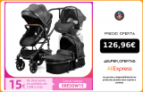 Cochecito de bebé ligero 3 en 1 para recién nacido, carrito antigolpes para todo terreno, Moisés Reversible, soporte para asiento de coche|Cochecito de cuatro ruedas|