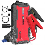 GOOLOO Arrancador de Coches 1500A 15000mAh Arrancador de Baterias de Coche (hasta 8L de Gas y 6L de Diésel) IP65 Impermeable Arrancador de Coches Profesional