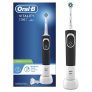 Oral-B Vitality 100 Cepillo De Dientes Eléctrico, 1 Mango Negro Recargable Con Tecnología De Braun, 1 Cabezal De Recambio CrossAction